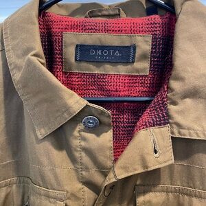 Jean jacket lined brown Dakota brand